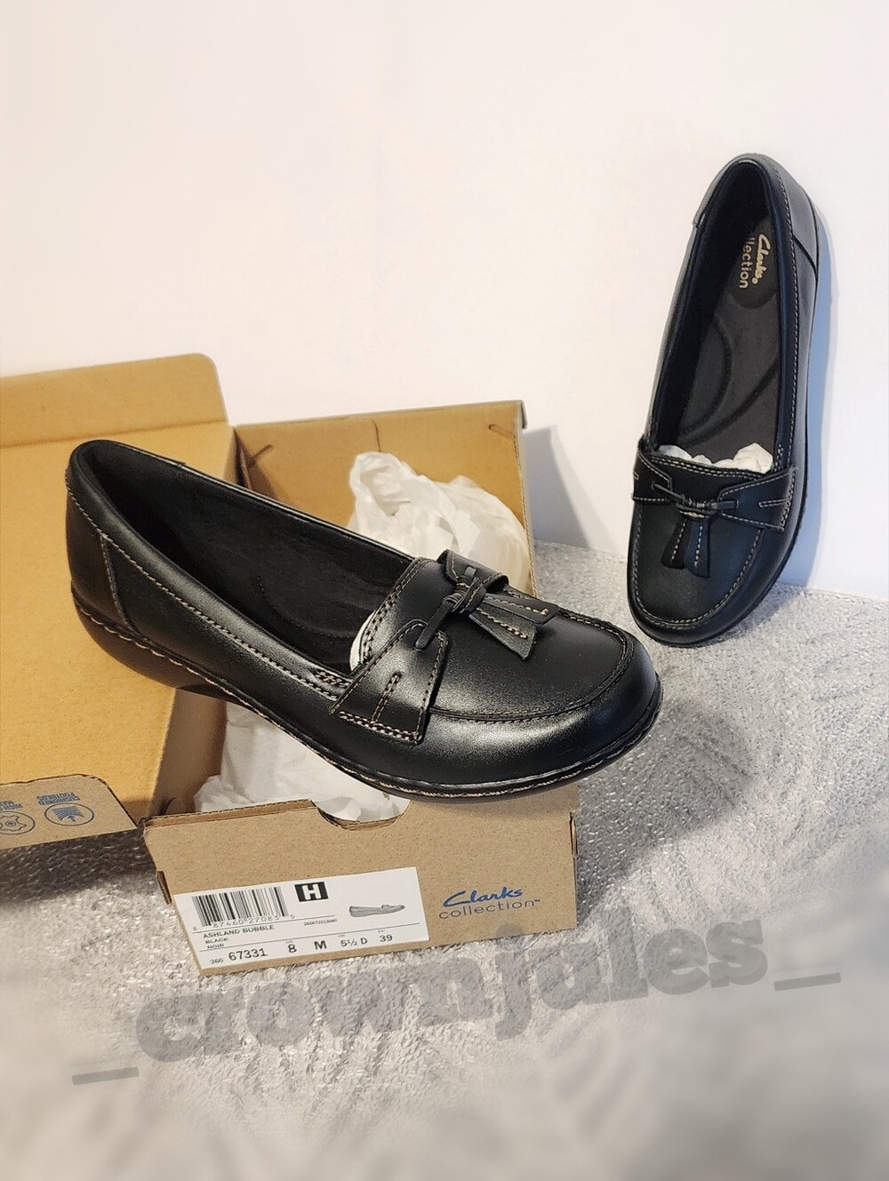 Clarks Loafer Shoes Women 8 Ashland Bubble - Picture 2 of 8